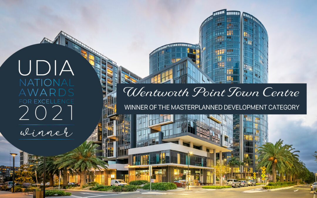 Wentworth Point Town Centre by Billbergia Wins 2021 National Masterplan Award