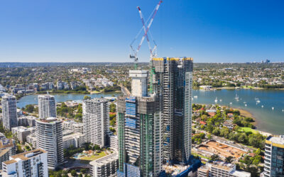 Billbergia tops out Rhodes tallest tower
