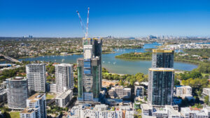 Billbergia's Rhodes Central Stage 2 approaching its completion