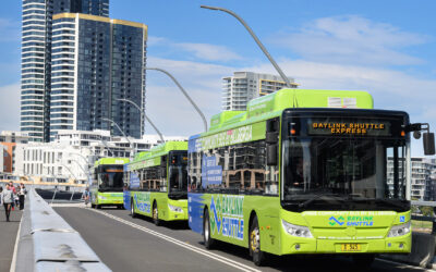 Wentworth Point, Rhodes, to see new zero-emissions bus created by developer Billbergia that will transports thousands for free 